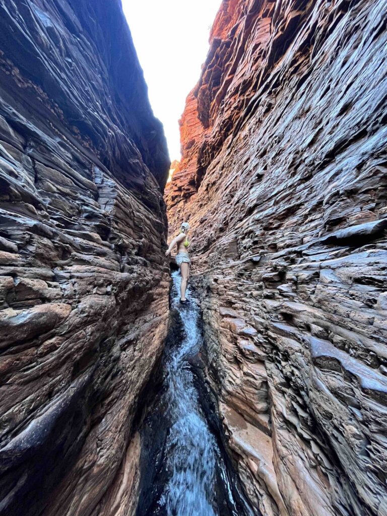 Hancock Gorge Karijini National Park, best gorges in Karijini, Kermits Pool