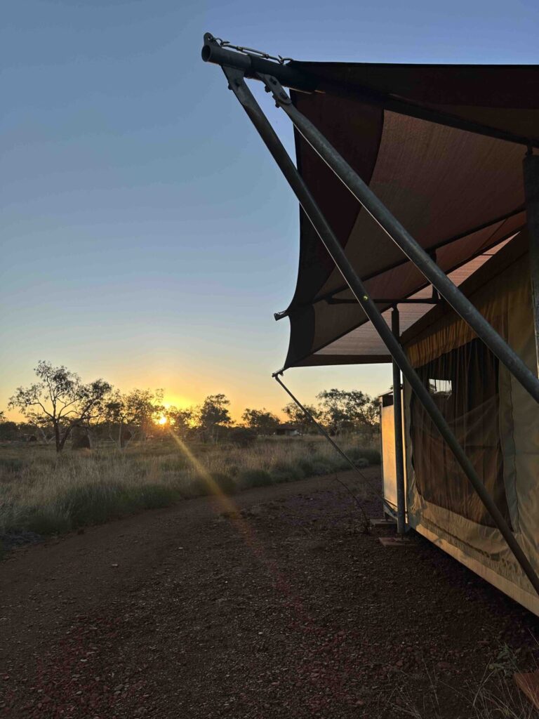 Karijini Eco Retreat WA, glamping WA, Deluxe Eco Tent